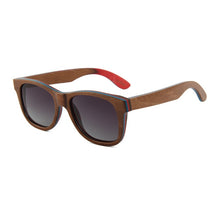 Load image into Gallery viewer, Wooden Vintage Skateboard Glasses Unisex