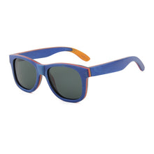Load image into Gallery viewer, Wooden Vintage Skateboard Glasses Unisex