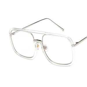 Unisex-Gold Silver  Glasses